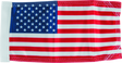 Kuryakyn American Flag 4in X 9in Kuryakyn Stickers/Decals/Banners  AXOPROS