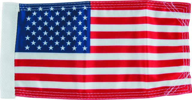 Kuryakyn American Flag 4in X 9in Kuryakyn Stickers/Decals/Banners  AXOPROS