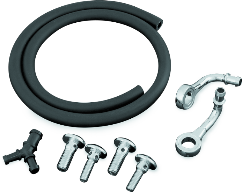 Kuryakyn Bluegrass Breather Kits 93-06 with CV Carb, 01-17 Delphi(ex. 08-17 Touring) Kuryakyn PCV Valves  AXOPROS