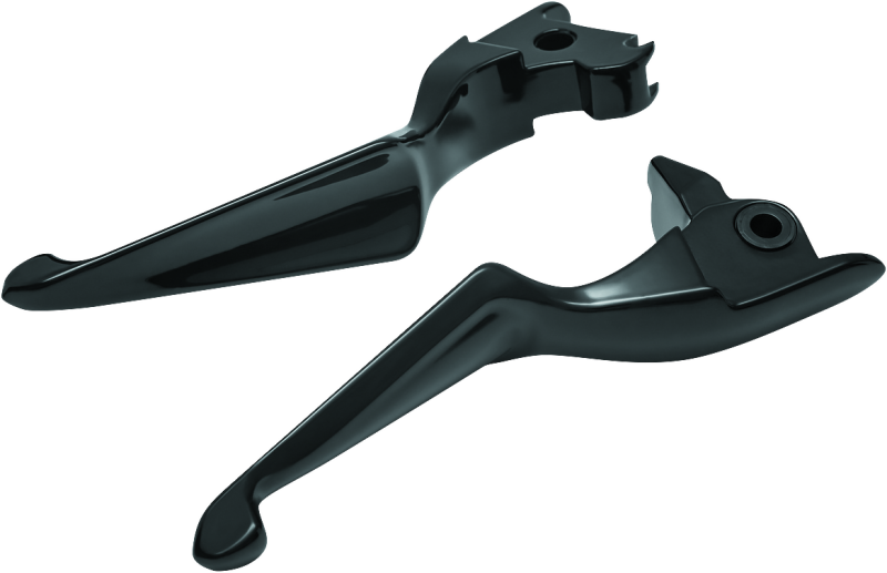 Kuryakyn Boss Blades Lever Set 14-16 Touring Gloss Black Kuryakyn Levers  AXOPROS