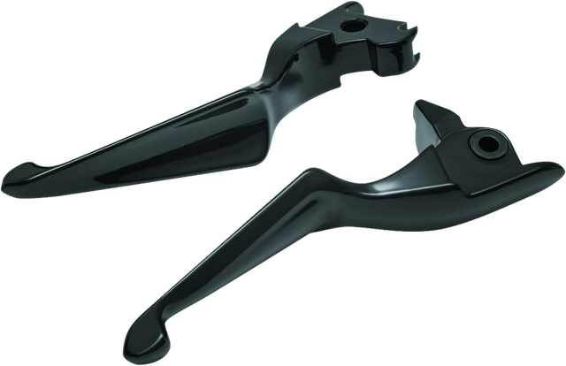 Kuryakyn Boss Blades Lever Set 14-16 Touring Gloss Black Kuryakyn Levers  AXOPROS