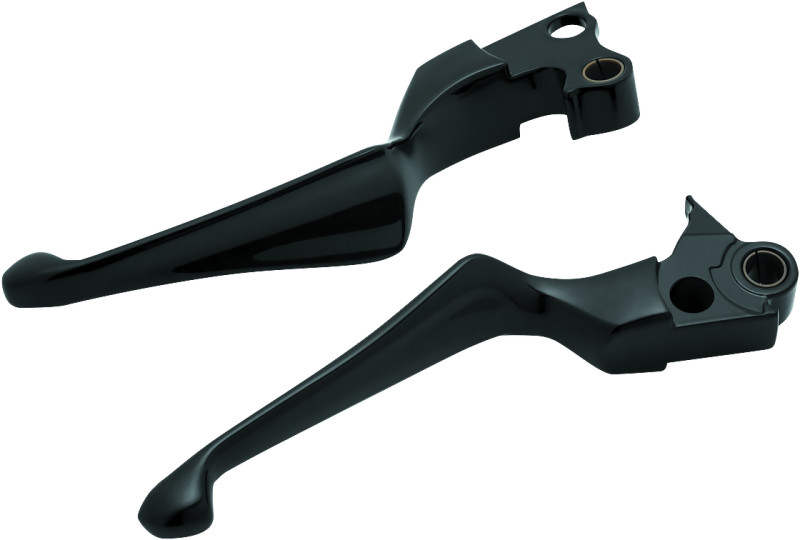 Kuryakyn Boss Blades Lever Set 96-Up Cable Gloss Black Kuryakyn Levers  AXOPROS