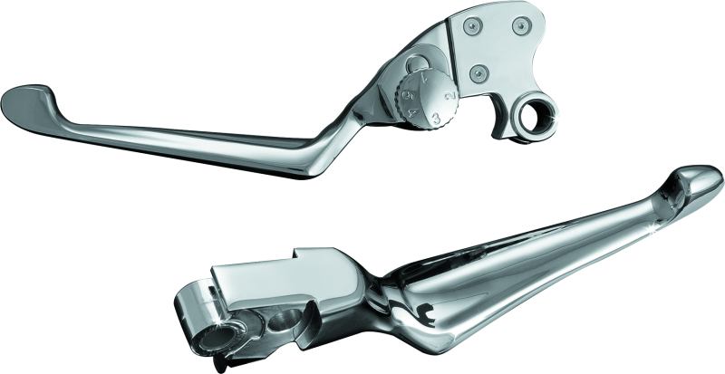 Kuryakyn Boss Blades With Adjustable Clutch 96-Up Cable Chrome Kuryakyn Levers  AXOPROS