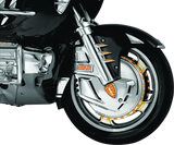 Kuryakyn Brake Rotor Cover Honda 01-17 GL1800 Chrome Kuryakyn Brake Hardware  AXOPROS