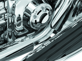 Kuryakyn Bridge The Gap Heat Shield 93-08 Touring Models Chrome Kuryakyn Heat Shields  AXOPROS