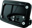 Kuryakyn Curved Horizontal Mount Side License Plate Holder Gloss Black Kuryakyn License Plate Relocation  AXOPROS