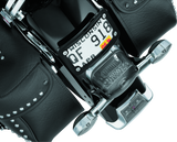 Kuryakyn Curved Laydown License Plate Frame Gloss Black Kuryakyn License Frame  AXOPROS