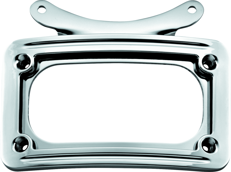 Kuryakyn Curved License Plate Frame Chrome Kuryakyn License Frame  AXOPROS