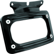 Kuryakyn Curved License Plate Mount Black Kuryakyn License Plate Relocation  AXOPROS