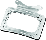Kuryakyn Curved License Plate Mount Chrome Kuryakyn License Plate Relocation  AXOPROS