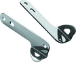Kuryakyn Custom Teardrop Tie-Down Brackets 14-Up Touring Chrome Kuryakyn Brackets  AXOPROS