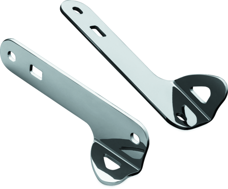 Kuryakyn Custom Teardrop Tie-Down Brackets 14-Up Touring Chrome Kuryakyn Brackets  AXOPROS