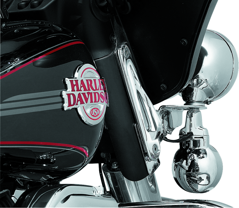Kuryakyn Custom Teardrop Tie-Down Brackets 83-13 Touring Chrome Kuryakyn Brackets  AXOPROS
