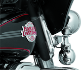 Kuryakyn Custom Teardrop Tie-Down Brackets 83-13 Touring Chrome Kuryakyn Brackets  AXOPROS