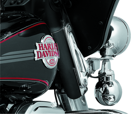 Kuryakyn Custom Teardrop Tie-Down Brackets 83-13 Touring Chrome Kuryakyn Brackets  AXOPROS