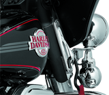 Kuryakyn Custom Teardrop Tie-Down Brackets 83-13 Touring Chrome Kuryakyn Brackets  AXOPROS