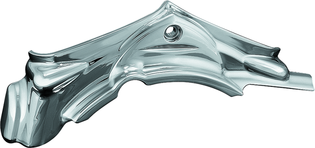 Kuryakyn Cylinder Base Cover 07-16 Touring & Dyna Models Chrome Kuryakyn Engine Covers  AXOPROS