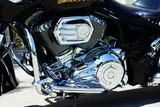 Kuryakyn Cylinder Base Cover Indian Models Chrome Kuryakyn Engine Covers  AXOPROS