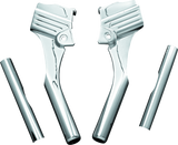 Kuryakyn Deluxe Neck Cover Kit 95-05 Touring Models Chrome Kuryakyn Exterior Trim  AXOPROS