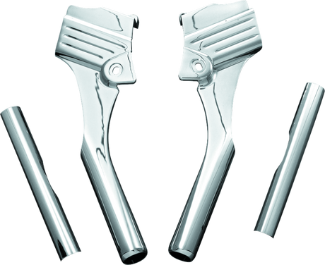 Kuryakyn Deluxe Neck Cover Kit 95-05 Touring Models Chrome Kuryakyn Exterior Trim  AXOPROS