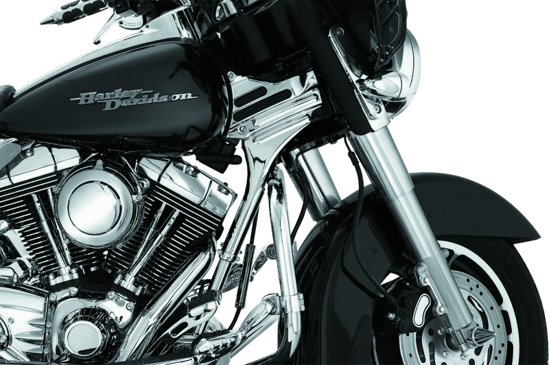 Kuryakyn Deluxe Neck Covers 95-07 Touring Models Chrome Kuryakyn Exterior Trim  AXOPROS