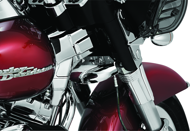 Kuryakyn Deluxe Neck Covers 95-07 Touring Models Chrome Kuryakyn Exterior Trim  AXOPROS