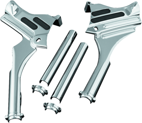 Kuryakyn Deluxe Neck Covers 95-07 Touring Models Chrome Kuryakyn Exterior Trim  AXOPROS