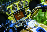 Kuryakyn Deluxe Tri-Line Stereo Trim Kit 14-Up Touring Models Chrome Kuryakyn Exterior Trim  AXOPROS
