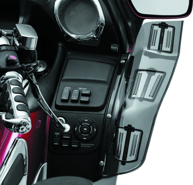 Kuryakyn Dragon Wings 01-17 Honda GL1800 Models Smoke Kuryakyn Exterior Trim  AXOPROS