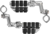 Kuryakyn Dually ISO Offset Highway Pegs With 1-1/4inch Clamp Chrome (Pair) Kuryakyn Footpegs  AXOPROS