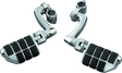Kuryakyn Dually ISO  Pegs With 1inch Clamp Chrome (Pair) Kuryakyn Footpegs  AXOPROS
