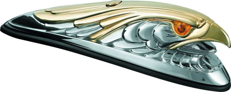 Kuryakyn Eagle Fender Ornament Chrome Kuryakyn Exterior Trim  AXOPROS