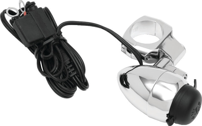 Kuryakyn Electrical Power Point With 1-1/4in Bar Mount Chrome Kuryakyn Wiring Harnesses  AXOPROS