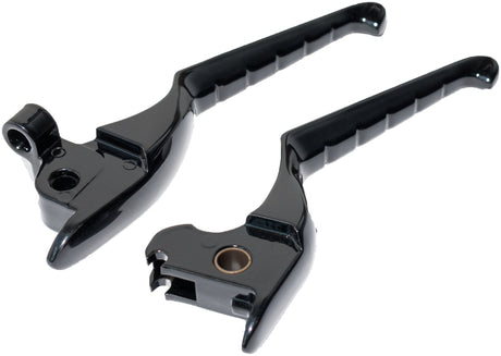 Kuryakyn 14-16 HD FL Touring Enygma Lever Kit - Gloss Black Kuryakyn Levers  AXOPROS