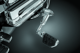Kuryakyn Ergo III Adjustable Mount With Trident Dually ISO Pegs Chrome Kuryakyn Footpegs  AXOPROS