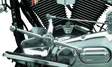 Kuryakyn Evolution Cylinder Base Cover 84-99 Chrome Kuryakyn Engine Covers  AXOPROS