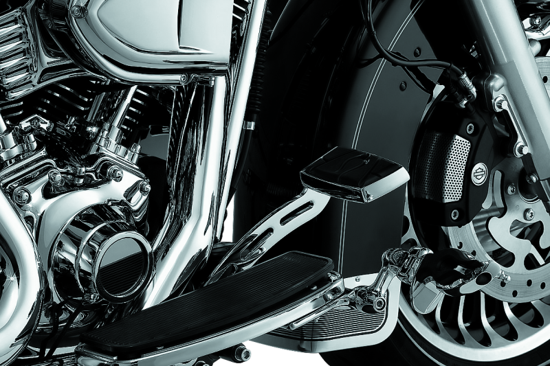 Kuryakyn Extended Brake Pedal Girder 08-13 Touring Chrome Kuryakyn Pedals  AXOPROS