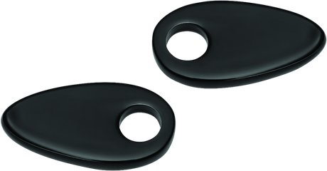 Kuryakyn Fender Strut Cover Plates Gloss Black Kuryakyn Exterior Trim  AXOPROS