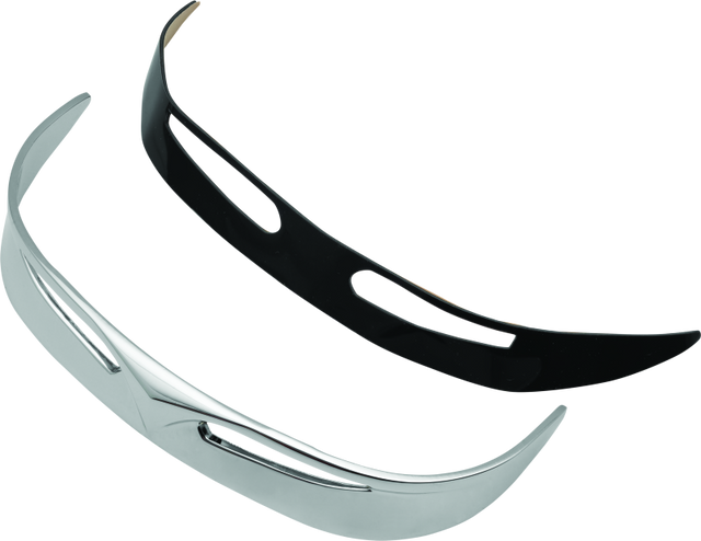Kuryakyn Fender Tip Front Trailing Edge 90-17 Fat Boy Models Chrome Kuryakyn Exterior Trim  AXOPROS