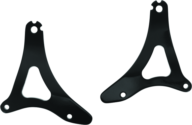 Kuryakyn Fixed Mounts Multi-Purpose Driver & Passenger Backrest 14-22 Touring Models Black Kuryakyn Seats  AXOPROS