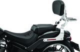 Kuryakyn Fixed Mounts Multi-Purpose Driver & Passenger Backrest 18-Up Softail Black Kuryakyn Seats  AXOPROS