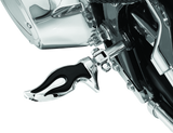 Kuryakyn Flamin Peg With Male Mount Adapter Chrome Kuryakyn Footpegs  AXOPROS