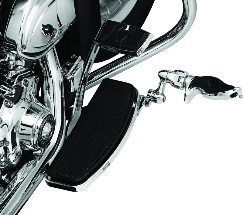 Kuryakyn Flamin Peg With Male Mount Adapter Chrome Kuryakyn Footpegs  AXOPROS