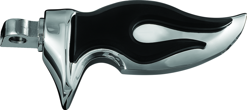 Kuryakyn Flamin Peg With Male Mount Adapter Chrome Kuryakyn Footpegs  AXOPROS