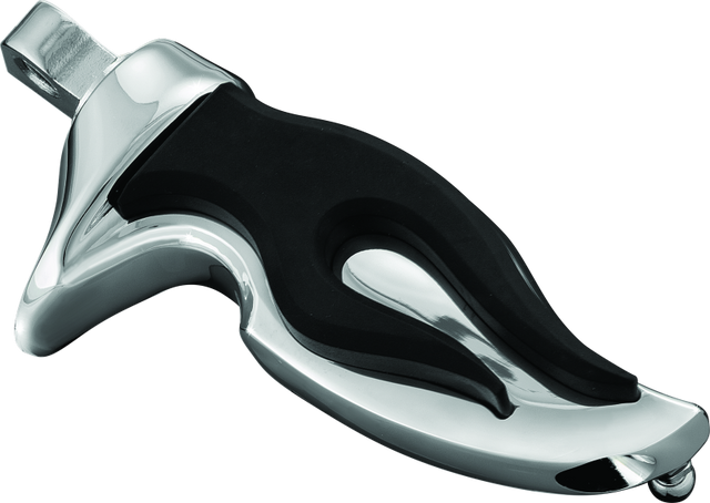 Kuryakyn Flamin Peg With Male Mount Adapter Chrome Kuryakyn Footpegs  AXOPROS