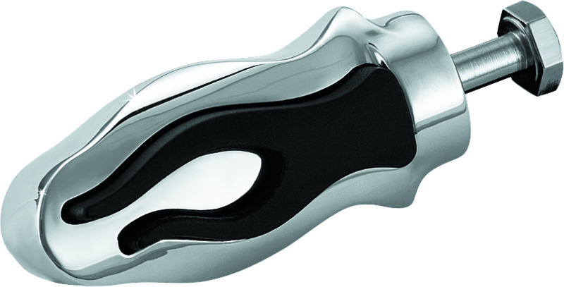 Kuryakyn Flamin Shift Peg For Harley-Davidson Chrome Kuryakyn Footpegs  AXOPROS