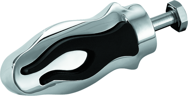 Kuryakyn Flamin Shift Peg For Harley-Davidson Chrome Kuryakyn Footpegs  AXOPROS