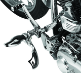 Kuryakyn Flamin Switchblade With Male Mount Adapter Chrome Kuryakyn Footpegs  AXOPROS