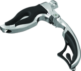 Kuryakyn Flamin Switchblade With Male Mount Adapter Chrome Kuryakyn Footpegs  AXOPROS
