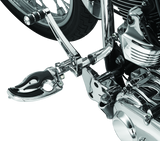 Kuryakyn Flamin Switchblade With Male Mount Adapter Chrome Kuryakyn Footpegs  AXOPROS